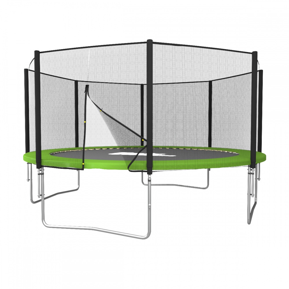 Батут с защитной сеткой Unix Line Simple 10Ft / 305 см (Green) outside