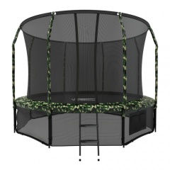 Eclipse Space Military 14FT из каталога батутов с защитной сеткой в Нижнем Новгороде по цене 31370 ₽