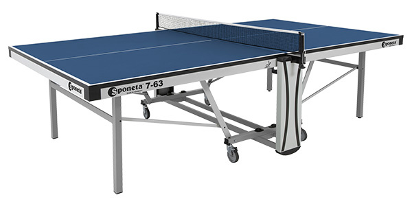 Sponeta S7-63, ITTF (синий) из каталога теннисных столов в Нижнем Новгороде по цене 75180 ₽