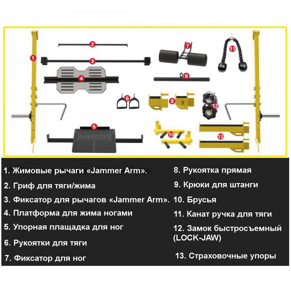 Мультистанция Apex Force G20 Max желтый