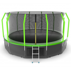 Evo Jump Cosmo 16ft (Green) + Lower net из каталога батутов с защитной сеткой в Нижнем Новгороде по цене 71390 ₽