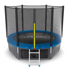 Evo Jump External 8ft (Blue) + Lower net из каталога батутов с защитной сеткой в Нижнем Новгороде по цене 18870 ₽