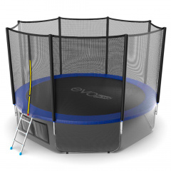 Батут с защитной сеткой Evo Jump External 12ft (Blue) + Lower net в Нижнем Новгороде по цене 31190 ₽