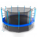 Батут с защитной сеткой Evo Jump Internal 16ft (Blue) + Lower net