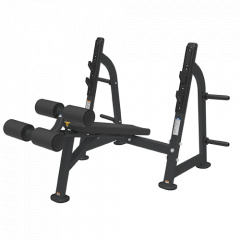 Bronze Gym BR-1013 с отрицательным наклоном из каталога скамей со стойкой в Нижнем Новгороде по цене 115990 ₽