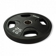 Bronze Gym обрезиненный черный 25 кг  BG-PA-PL-P250 из каталога дисков для штанги с посадочным диаметром 50 мм. в Нижнем Новгороде по цене 10390 ₽