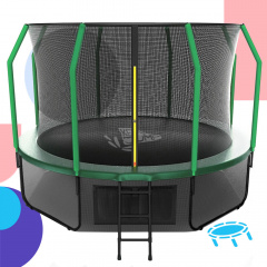 Батут с защитной сеткой KedaJump Jumpinator 14FT в Нижнем Новгороде по цене 57900 ₽