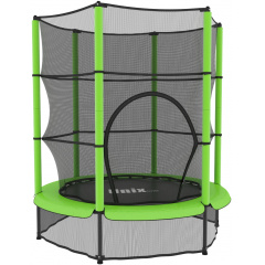 Unix line Kids 4,6 ft Green (140 cm) из каталога батутов с защитной сеткой в Нижнем Новгороде по цене 8420 ₽