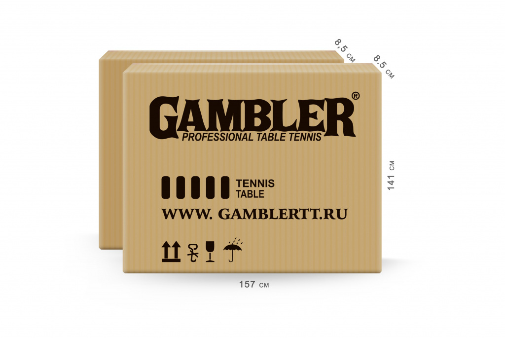 Теннисный стол для помещения Gambler Edition green