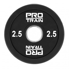 Protrain 2.5 кг. PPU-2,5 полиуретан из каталога дисков для штанги с посадочным диаметром 50 мм. в Нижнем Новгороде по цене 1761 ₽