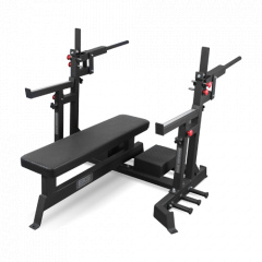 Bronze Gym AL-321 пауэрлифтерская с механизмом подъёма штанги из каталога скамей со стойкой в Нижнем Новгороде по цене 97990 ₽