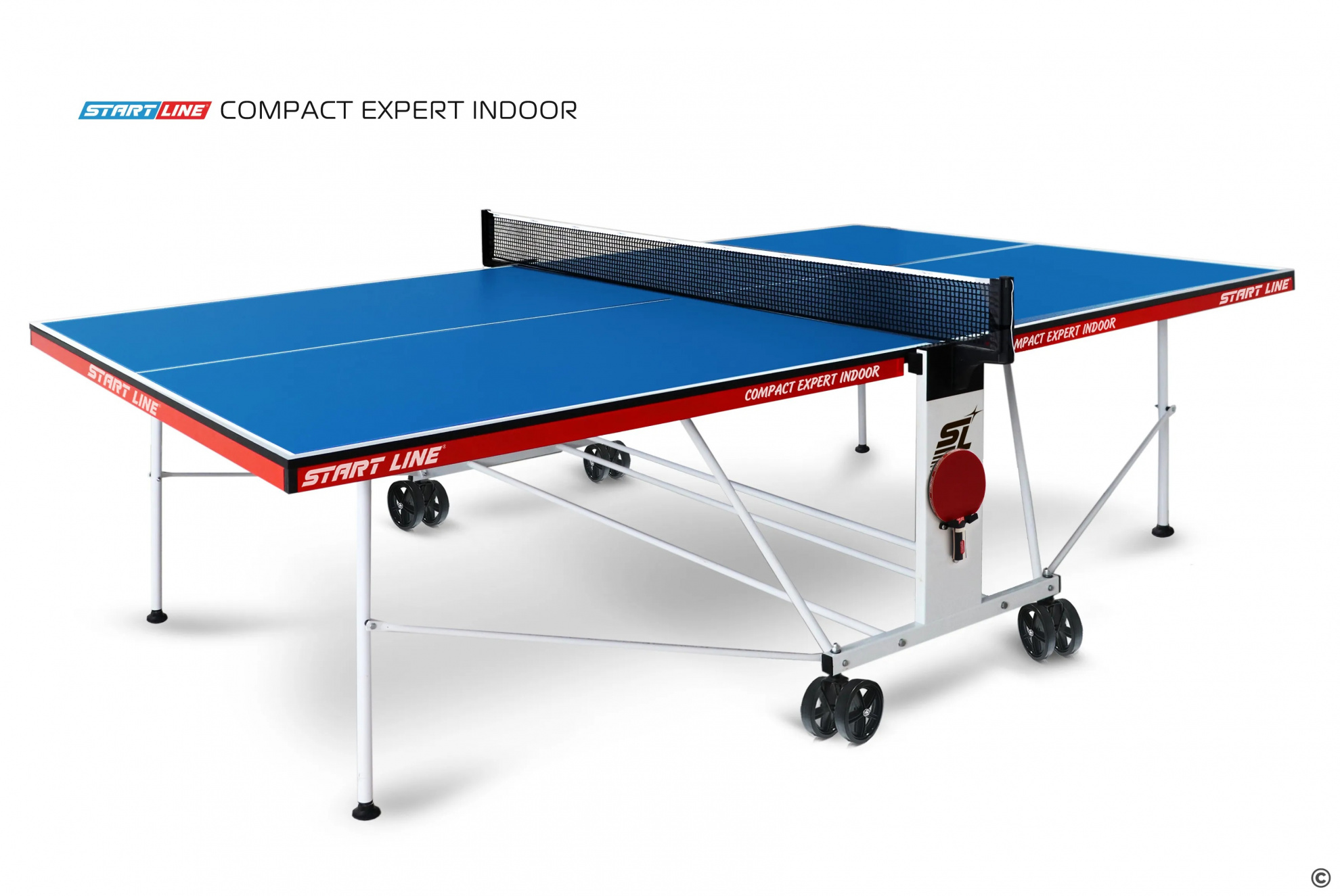 Start Line Compact Expert Indoor синий из каталога теннисных столов в Нижнем Новгороде по цене 31990 ₽