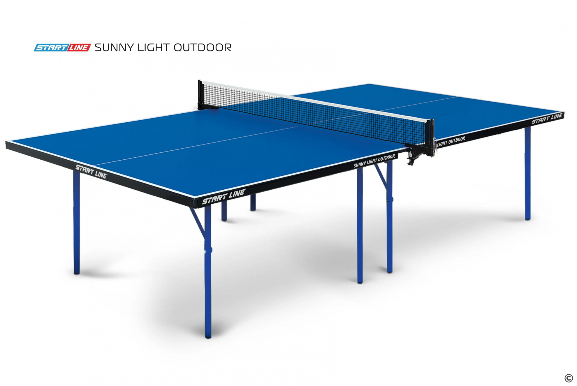 Start Line Sunny Light Outdoor Синий из каталога теннисных столов в Нижнем Новгороде по цене 26590 ₽