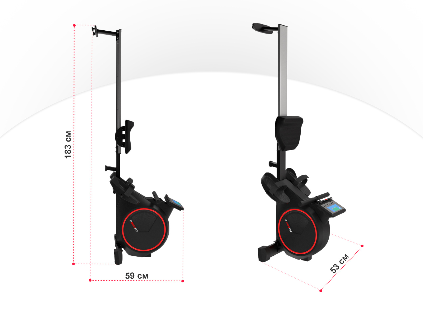 Гребной тренажер UnixFit Fit Techno Rower 410E