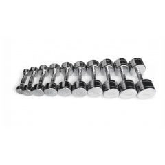 UltraGym хромированных ряд от 1 до 10 кг  UG1025 из каталога гантельных рядов в Нижнем Новгороде по цене 73530 ₽