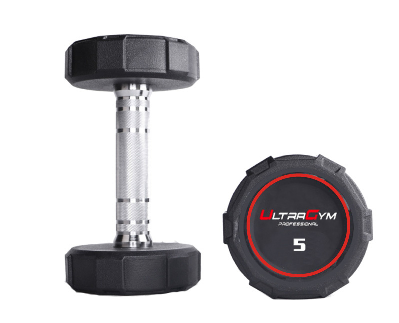 Круглые полиуретановые гантели UltraGym Ряд от 42,5 до 50 кг UG1032D