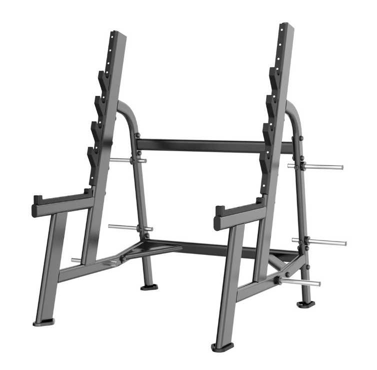 Стойка для штанги DHZ E-7050 приседаний с ограничителями (Squat Rack)