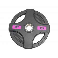 Original FitTools черный с двумя хватами 15 кг из каталога дисков для штанги с посадочным диаметром 50 мм. в Нижнем Новгороде по цене 6380 ₽