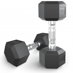 UnixFit гексагональная 7.5 кг из каталога обрезиненных гантелей в Нижнем Новгороде по цене 3230 ₽