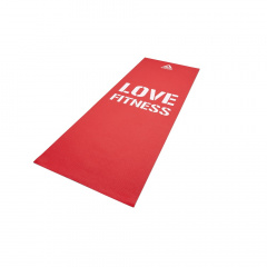 Reebok тонкий Love (красн) RAMT-11024RDL из каталога ковриков для йоги и фитнеса в Нижнем Новгороде по цене 2490 ₽
