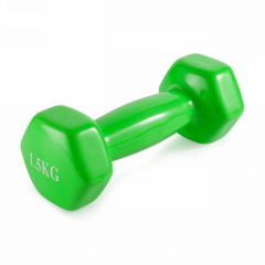 VictoryFit 1,5 кг.  1 шт. VF-DV015 из каталога виниловых гантелей в Нижнем Новгороде по цене 420 ₽