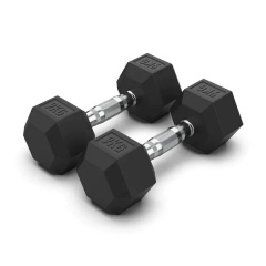 VictoryFit гексагональная VF-H090 (9 кг) 1 шт. из каталога обрезиненных гантелей в Нижнем Новгороде по цене 2640 ₽