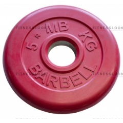 MB Barbell красный - 30 мм - 5 кг из каталога беговых дорожек в Нижнем Новгороде по цене 1204 ₽