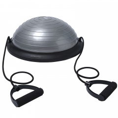 UnixFit Bosu с эспандерами, 58 см из каталога степ-платформ в Нижнем Новгороде по цене 5530 ₽