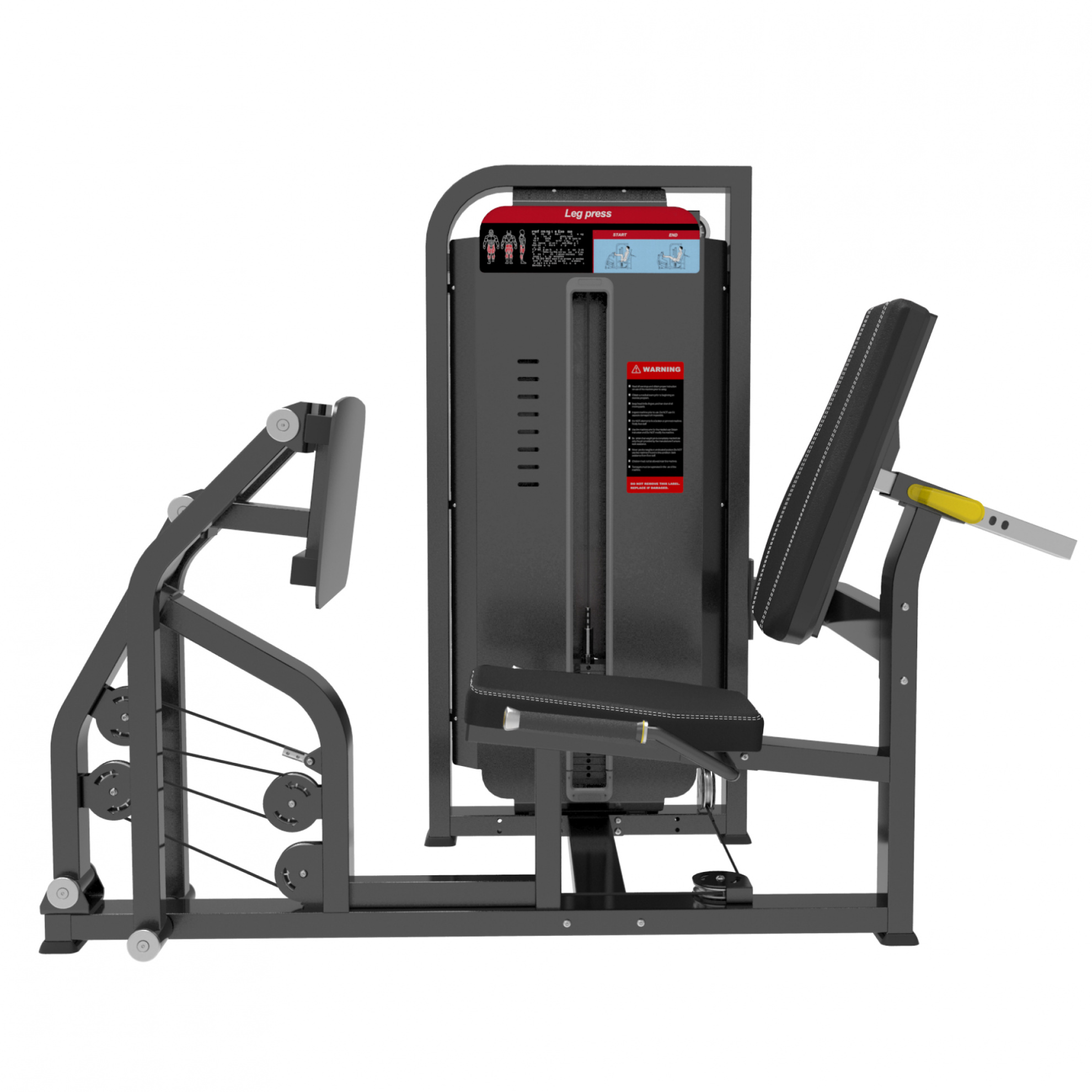 UnixFit 100 PRO UC-6716 Жим ногами горизонтальный упражнения на - мышцы ног