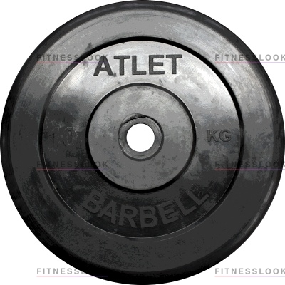 MB Barbell Atlet - 26 мм - 10 кг из каталога дисков, грифов, гантелей, штанг в Нижнем Новгороде по цене 3766 ₽