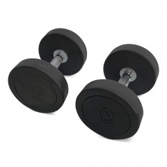 UnixFit PRO круглая 10 кг DBRND10PBK из каталога обрезиненных гантелей в Нижнем Новгороде по цене 3320 ₽