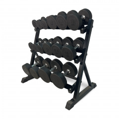 UnixFit DumRack Hexagon PRO (300 кг) из каталога стоек для гантелей в Нижнем Новгороде по цене 28890 ₽