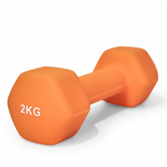 UnixFit 2 кг Orange DBNEO2OG из каталога неопреновых  гантелей в Нижнем Новгороде по цене 940 ₽