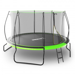 Батут с защитной сеткой Unix Line 12 ft UFO Green в Нижнем Новгороде по цене 36090 ₽