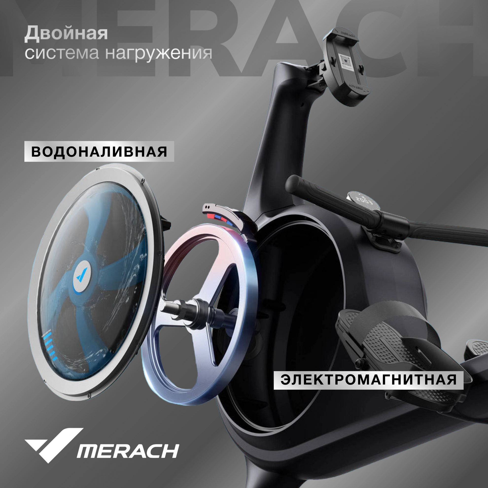 Гребной тренажер Merach MR-R01