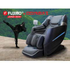 Fujimo Combat 4D Серый из каталога массажных кресел в Нижнем Новгороде по цене 479000 ₽