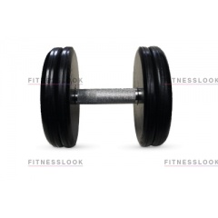 MB Barbell классик - 18 кг из каталога обрезиненных гантелей в Нижнем Новгороде по цене 3839 ₽