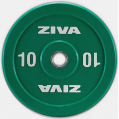 Ziva XP Competition Colored Rubber Bumper 10 kg из каталога дисков для штанги с посадочным диаметром 50 мм. в Нижнем Новгороде по цене 12400 ₽