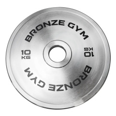 Bronze Gym 10 кг BGPLST100 из каталога дисков для штанги с посадочным диаметром 50 мм. в Нижнем Новгороде по цене 9590 ₽