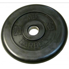 MB Barbell 20 кг металлическая втулка из каталога дисков для штанги с посадочным диаметром 26 мм.  в Нижнем Новгороде по цене 8290 ₽