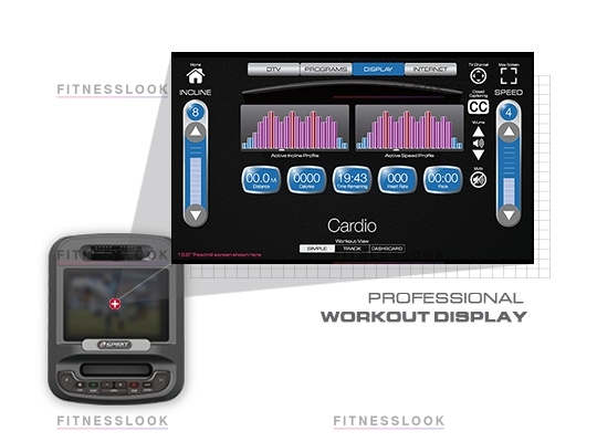 Spirit Fitness CE800ENT макс. вес пользователя, кг - 205