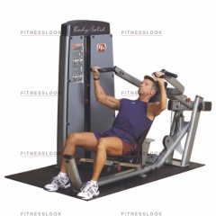 Body Solid ProDual DPRS-SF - жим от груди / жим от плеч из каталога грузоблочных тренажеров в Нижнем Новгороде по цене 421990 ₽