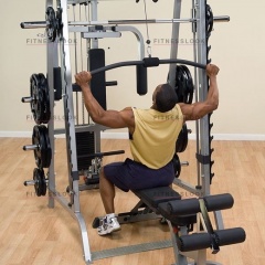 Body Solid GLA-348QS/GLA-348Q - верхняя/нижняя тяги из каталога опций и аксессуаров к силовым тренажерам в Нижнем Новгороде по цене 119990 ₽
