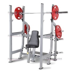 AeroFit Neo NOMB - со стойками - армейский жим из каталога скамей со стойкой в Нижнем Новгороде по цене 73080 ₽