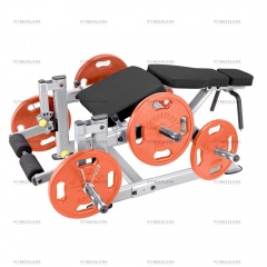 AeroFit Plate Load PLLC - сгибание ног лежа из каталога тренажеров на свободных весах в Нижнем Новгороде по цене 70130 ₽