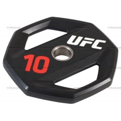 UFC олимпийский 10 кг 50 мм из каталога дисков (блинов) для штанг и гантелей в Нижнем Новгороде по цене 16660 ₽