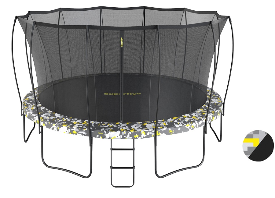 Hasttings SuperFly 12FT / 366 см из каталога батутов с защитной сеткой в Нижнем Новгороде по цене 71990 ₽