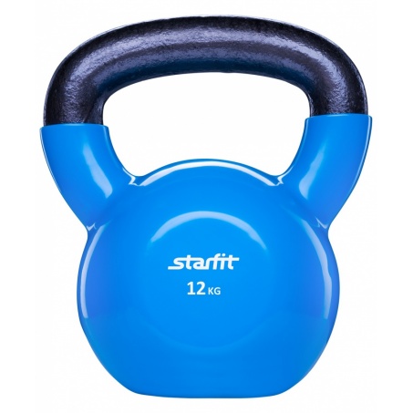 Гиря StarFit виниловая 12 кг синяя